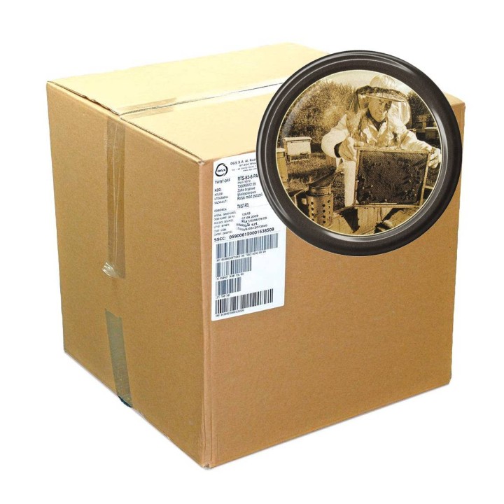 Karton zbiorczy (660 szt.) dużych nakrętek - wzór KND92