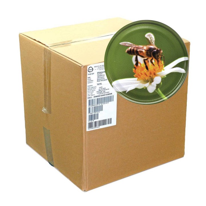 Karton zbiorczy (740 szt.) dużych nakrętek - wzór KND95