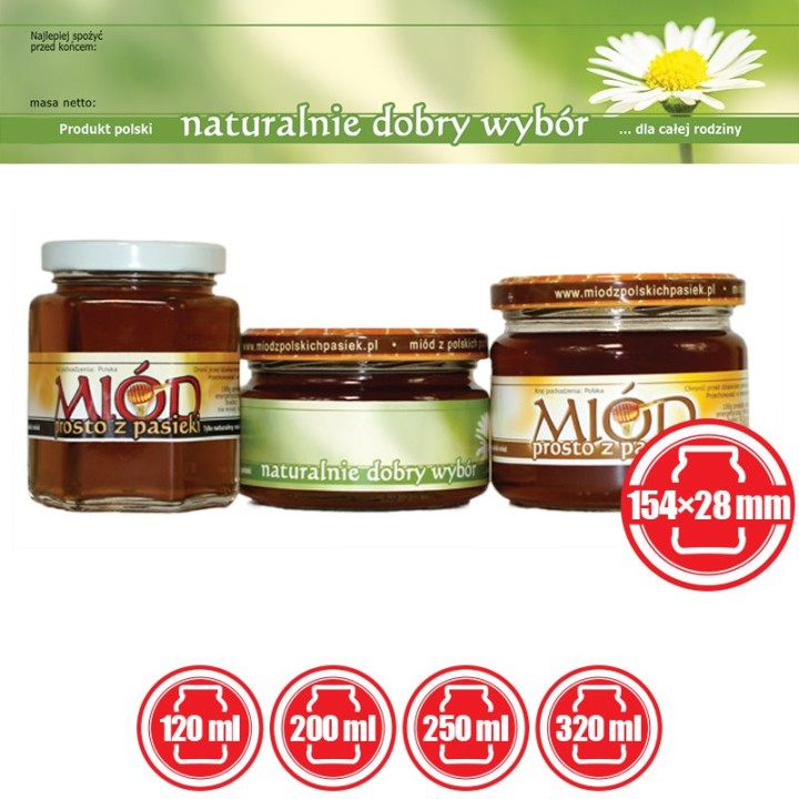 Paczka uniwersalnych etykiet (100szt) - wzór E412