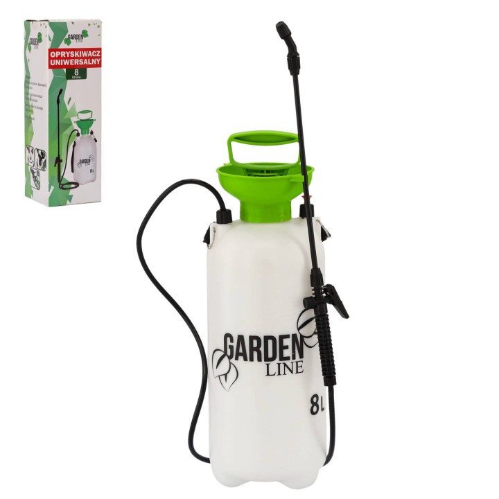 OPRYSKIWACZ CIŚNIENIOWY Z LAŃCĄ 8 L