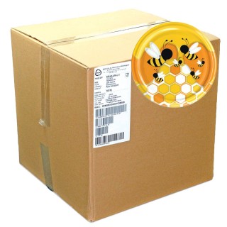 Karton zbiorczy (1100 szt.) małych nakrętek - wzór KNM80