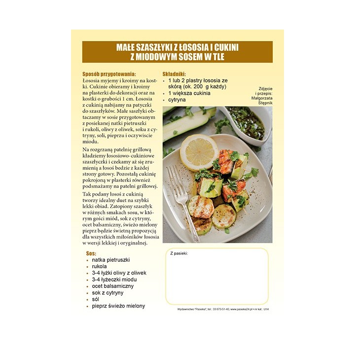 Broszurka informacyjna o miodzie - miód kremowany (20szt) - U14