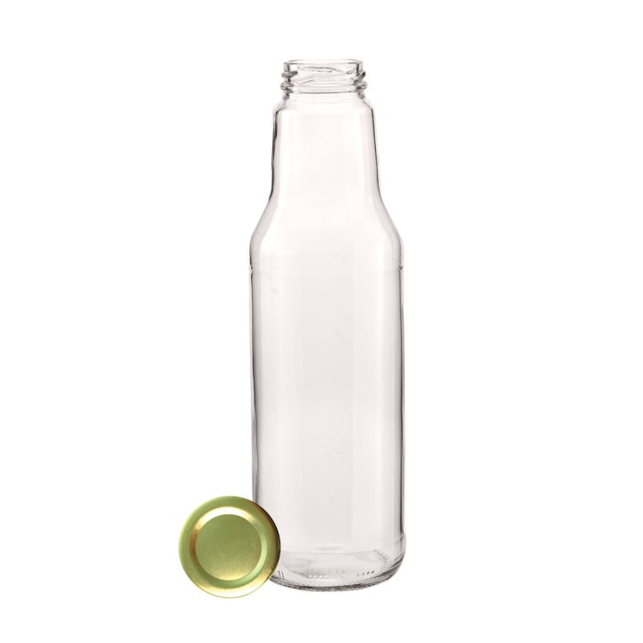 Butelka sok 750 ml + nakrętka złota