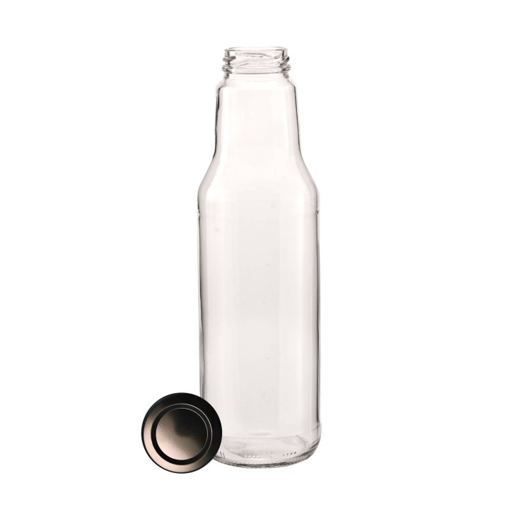 Butelka sok 750 ml + nakrętka czarna