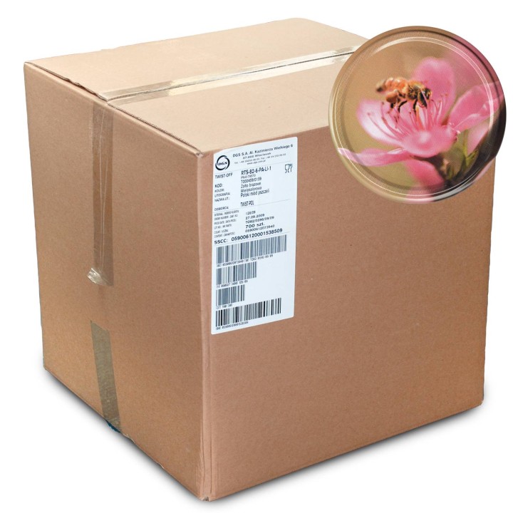 Karton zbiorczy (740 szt.) dużych nakrętek - wzór KND99