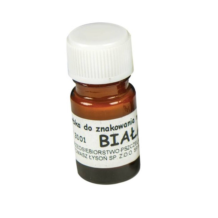 Farbka do znakowania matek - biała (1szt) - W3101_B