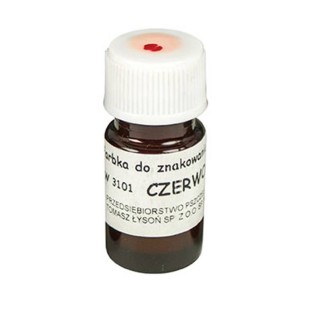 Farbka do znakowania matek - czerwona (1szt) -  W3101_CZ