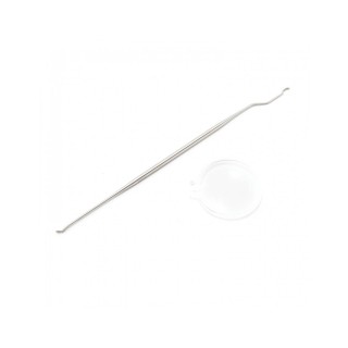 Igła do przekładania larw z lupą, nierdzewna - H4706