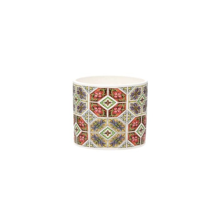 OSŁONKA CERAMICZNA NA DONICZKĘ 15 x 15 x 13.2 CM - RUN0339D