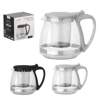 DZBANEK ŻAROODPORNY Z ZAPARZACZEM 1 L - LUT3253