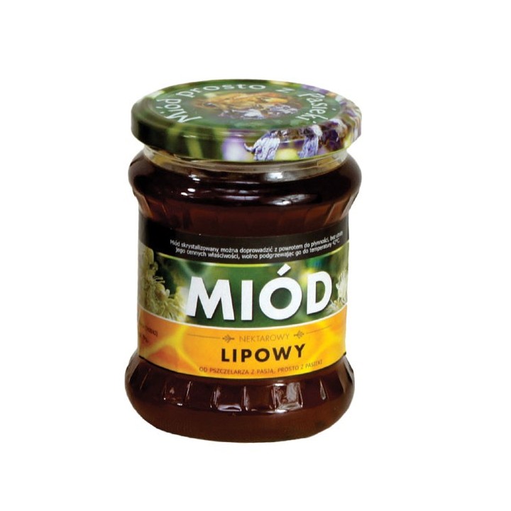 Paczka etykiet z kontretykietą na miód kremowany(100szt) - wzór E1208