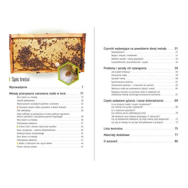 Książka "Letnie przerywanie czerwienia matki w walce z chorobami pszczół" - K271