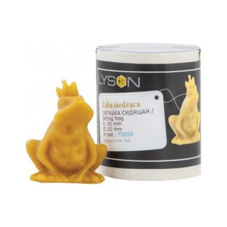 Silikonowa forma na świece - Żaba siedząca - wzór FS559