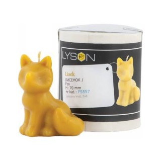 Silikonowa forma na świece - Lisek - wzór FS557