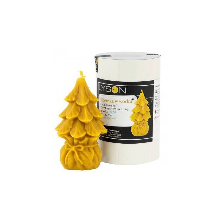 Silikonowa forma na świece - Choinka w worku - wzór FS554