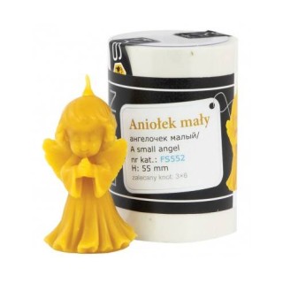 Silikonowa forma na świece - Aniołek mały - wzór FS552