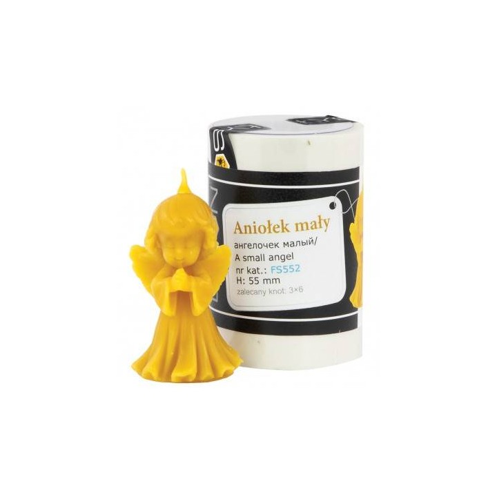 Silikonowa forma na świece - Aniołek mały - wzór FS552