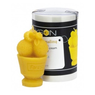 Silikonowa forma na świece - Lody z maliną - wzór FS543