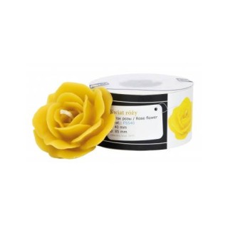 Silikonowa forma na świece - Kwiat róży - wzór FS540