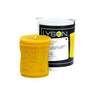 Silikonowa forma na świece - Walec mały "HOME" - wzór FS532