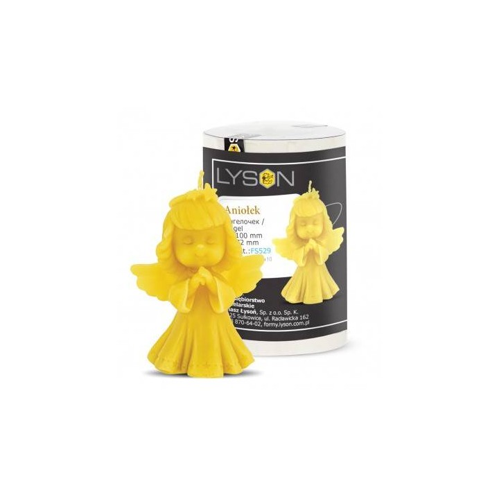 Silikonowa forma na świece - Aniołek - wzór FS529