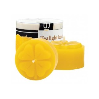 Silikonowa forma na świece - Tealight koniczyna - wzór FS503