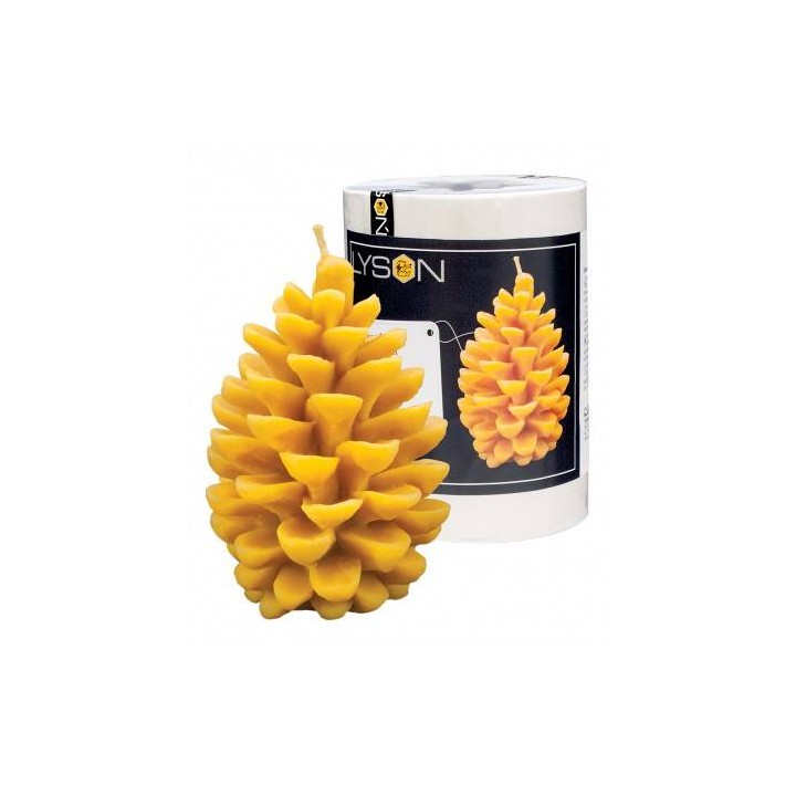 Silikonowa forma na świece - Szyszka premium - wzór FS461