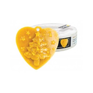 Silikonowa forma na świece - Serce z choinką - zawieszka - wzór FS452