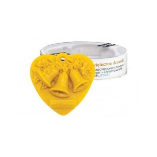 Silikonowa forma na świece - Świąteczne dzwonki - zawieszka - wzór FS431