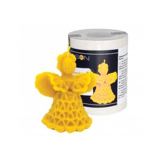 Silikonowa forma na świece - Koronkowy anioł - wzór FS426