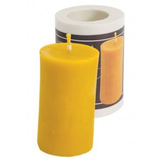 Silikonowa forma na świece - Świeca okrągła mała - wzór FS415