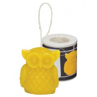 Silikonowa forma na świece - Mini sówka - zawieszka - wzór FS320