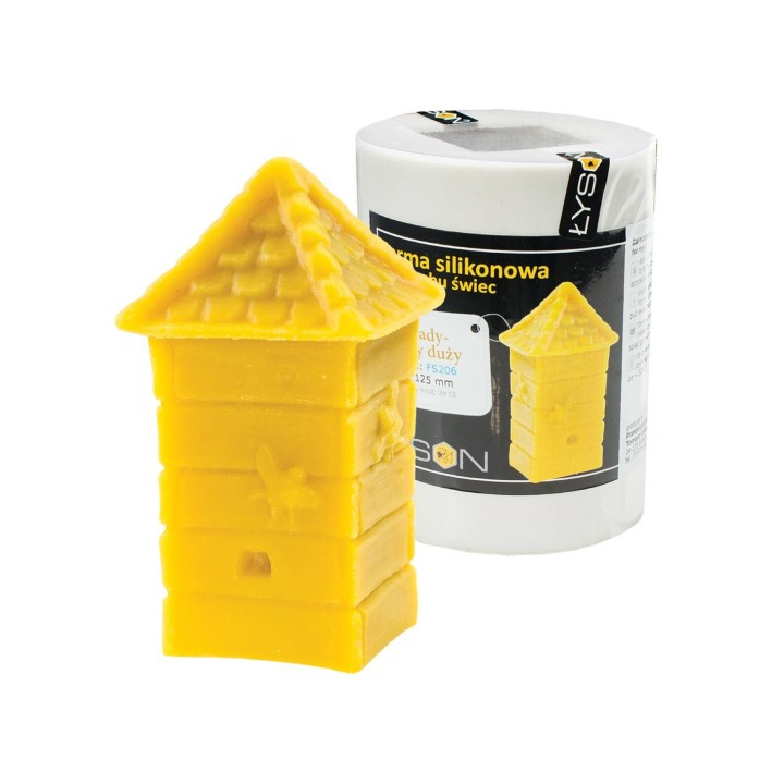 Forma na świecę - Ul tradycyjny duży- wzór FS206