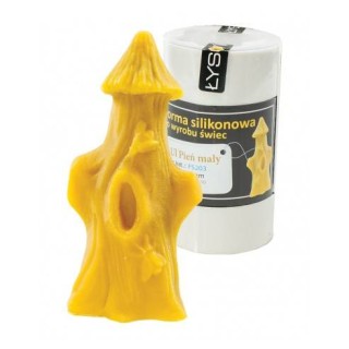 Silikonowa forma na świece - Ul pień mały - wzór FS203