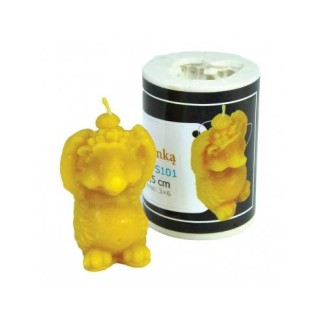 Silikonowa forma na świece - Jeż z biedronką - wzór FS101