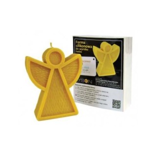 Silikonowa forma na świece - Nowoczesny Anioł - wzór FS10