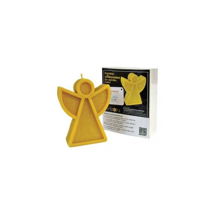 Silikonowa forma na świece - Nowoczesny Anioł - wzór FS10