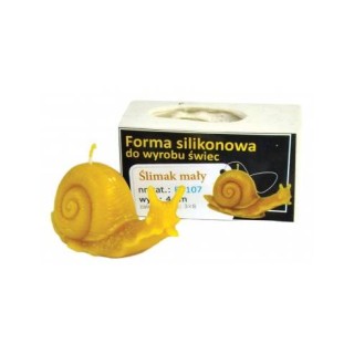 Silikonowa forma na świece - Ślimak mały - wzór FS107