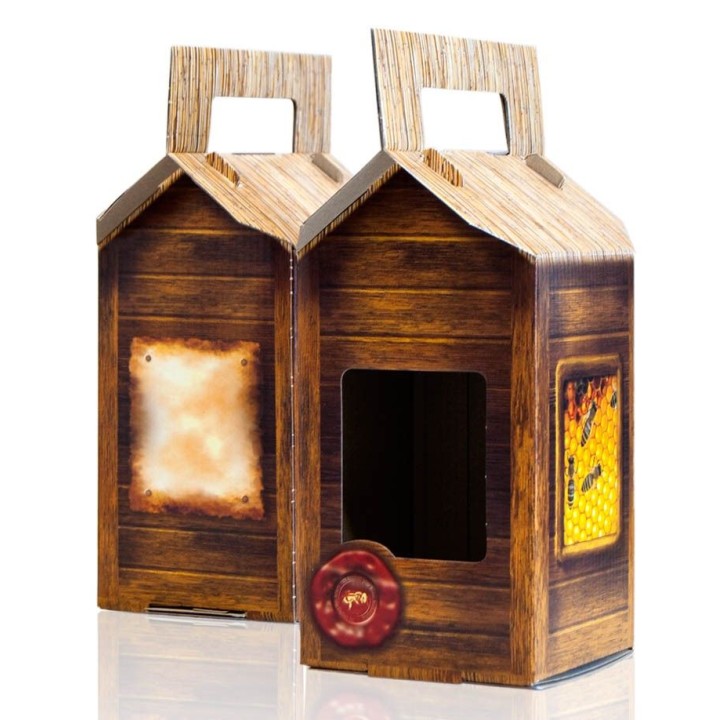 Pudełko Ozdobne na 1 słoik 900ml (10szt) - P1B