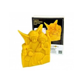 Silikonowa forma na świece - Obrazek Anioł Stróż - wzór FS16