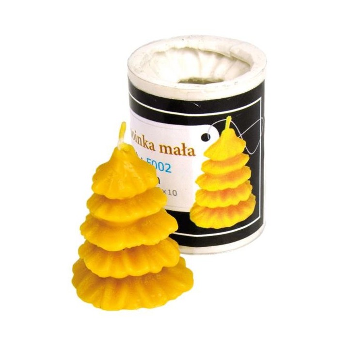 Silikonowa forma na świece - Choinka - mała - wzór F002