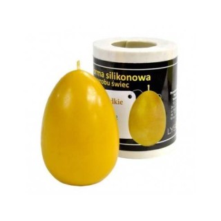 Silikonowa forma na świece - Jajko gładkie duże - wzór FS72