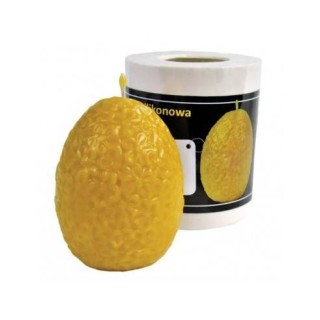 Silikonowa forma na świece - Jajko w kwiaty - wzór FS67