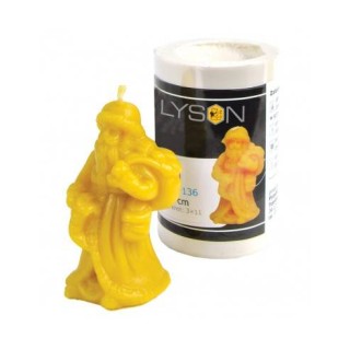 Silikonowa forma na świece - Mikołaj - wzór F136