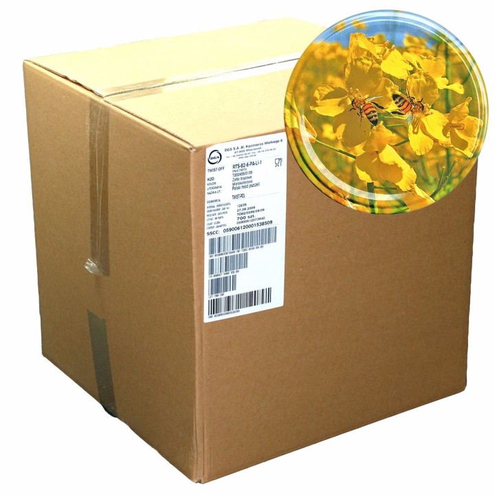 Karton zbiorczy (630 szt.) dużych nakrętek - wzór KND56630