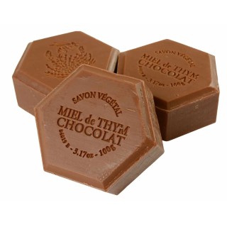 Francuskie mydło mydełko miodowe z czekoladą (1szt.) - wzór B78