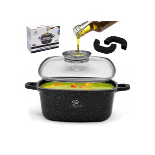 MARMURKOWY GARNEK Z POKRYWĄ I AROMATYZEREM KW.28CM