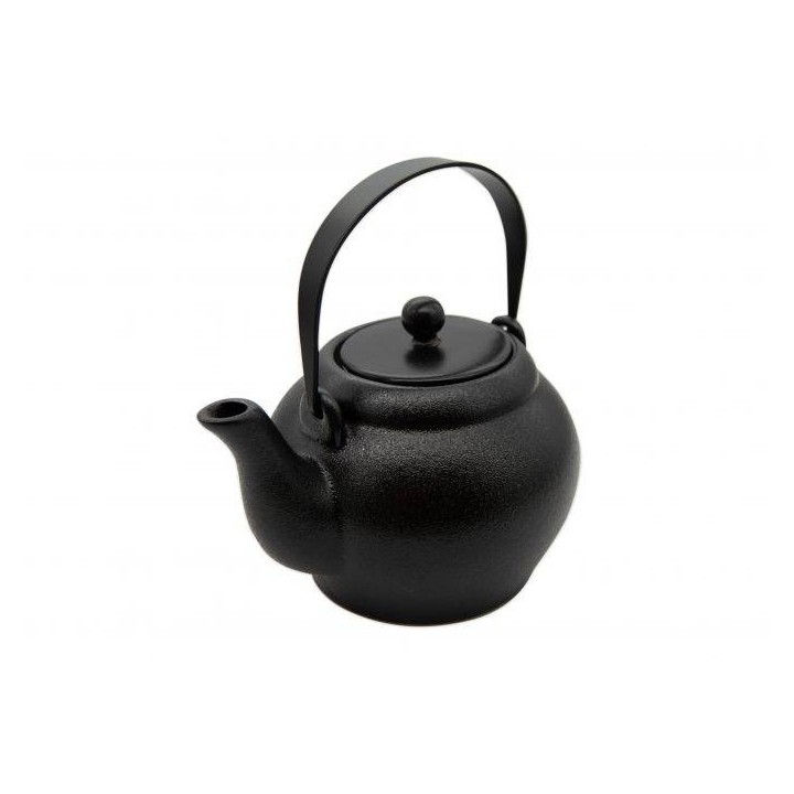 DZBANEK Z ZAPARZACZEM DO HERBARTY/ZIÓŁ 0,9L - CZARNY 08-A383