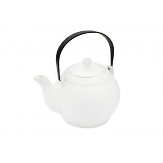 DZBANEK Z ZAPARZACZEM DO HERBARTY/ZIÓŁ 0,9L - BIAŁY 08-A620