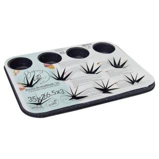 BLACHA/FORMA DO PIECZENIA MUFFIN 26,5x35CM - MARMURKOWA "12" N/P MARM 0804